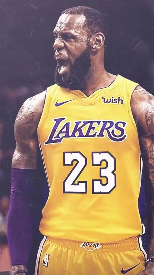 詹姆斯图片高清壁纸霸气(「湖蜜请查收」詹姆斯湖人高清炫酷壁纸66张!