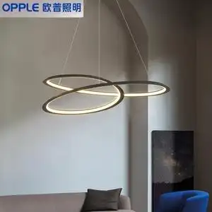 欧普意式极简客厅吊灯现代简约大气创意办公室灯具北欧设计师餐厅