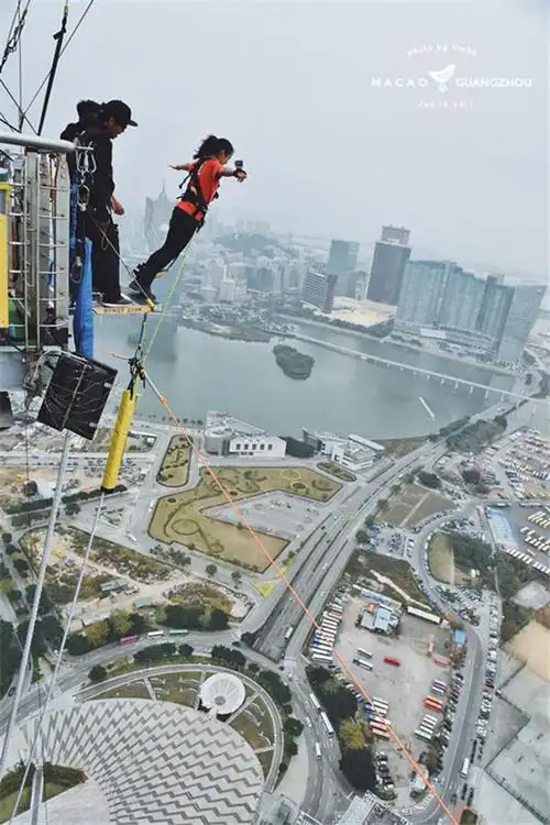 我是达人vicky环游世界之广州澳门9日逛吃全纪实附澳门塔蹦极