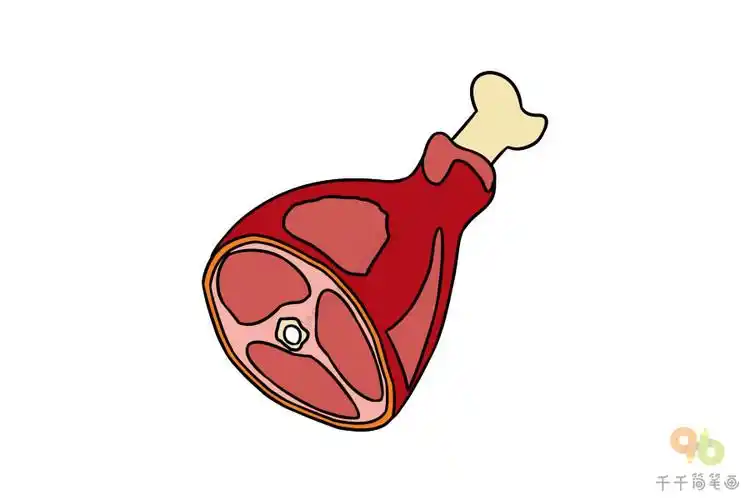 香香的火腿简笔画