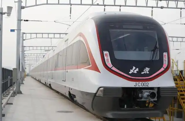 大兴机场地铁的列车