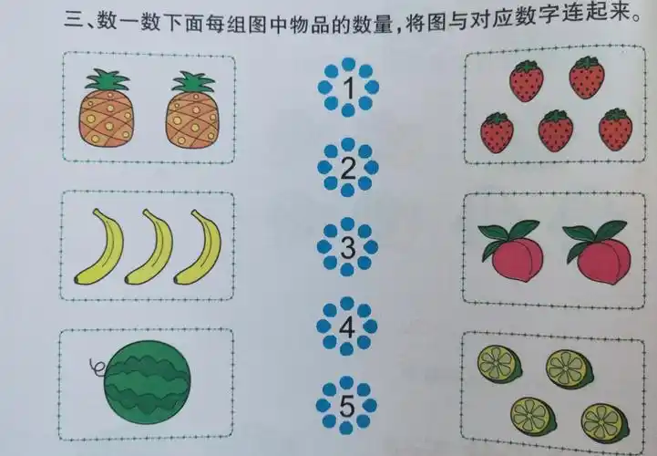 感知十以内的数与量对应关系会用数字表示物体的数量.