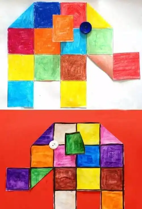 家伙一定很喜欢加入到创作中用这样的方法,还可以创意各种有趣的图案