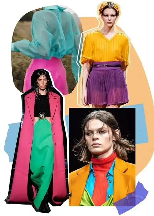 别只会穿黑白灰,5张图帮你学会秋冬的撞色搭配!