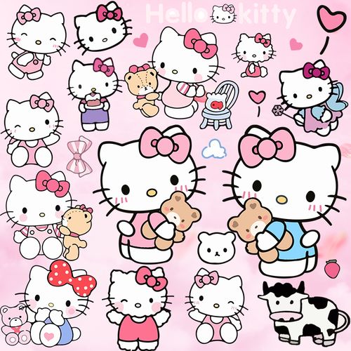 一折hellokitty贴纸小
