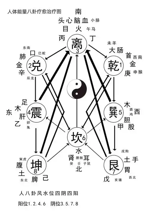 图为杨荣宝的专利发明:八卦能量图图为杨荣宝的专利发明:八卦能量图