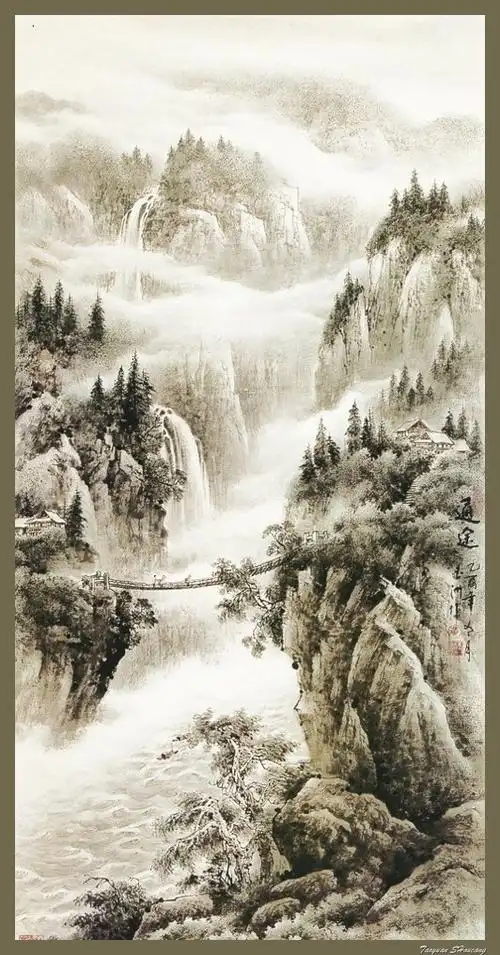 黄玉洲彩墨山水画09(11p)