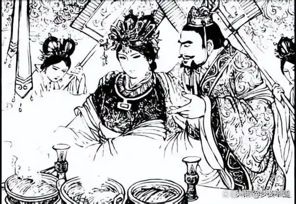 就这样,褒姒来到了周幽王身边,很快,褒姒就被迷得神魂颠倒,脑子里除了