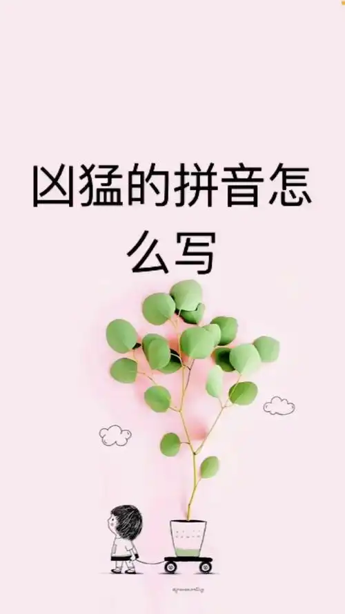 我来告诉你凶猛的拼音怎么写