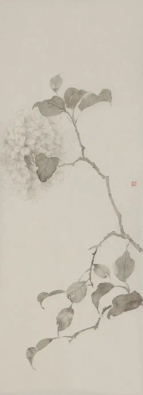 张莉莉没骨画欣赏