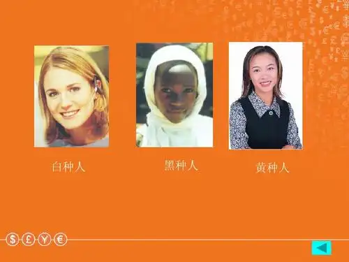 白种人 黑种人 黄种人