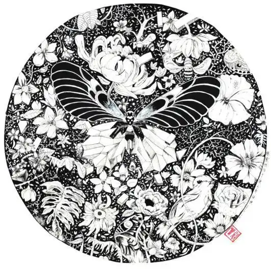 文明开平开平市展出300多件中学生美术书法佳作