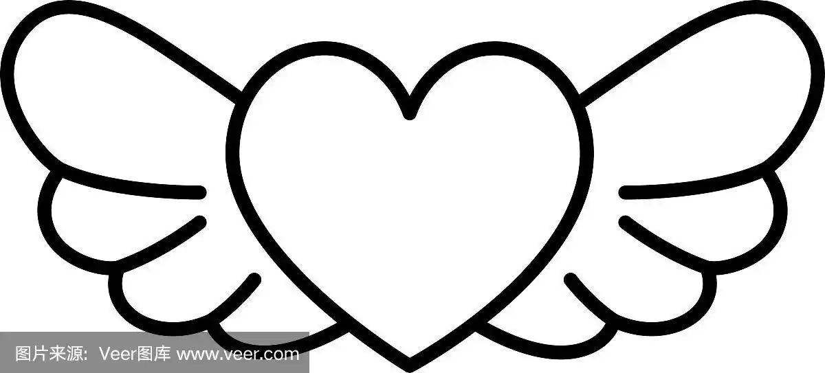 心有翅膀的流行艺术风格偶像