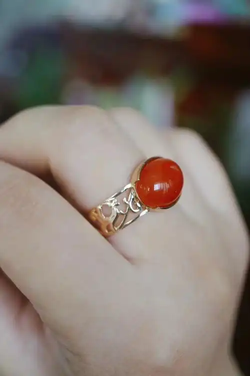 【南红玛瑙】小姐姐给妈咪定的南红玛瑙戒指