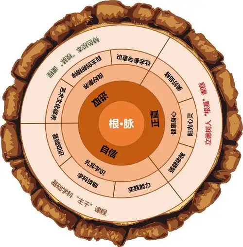 万春"根•脉课程"结构"年轮"