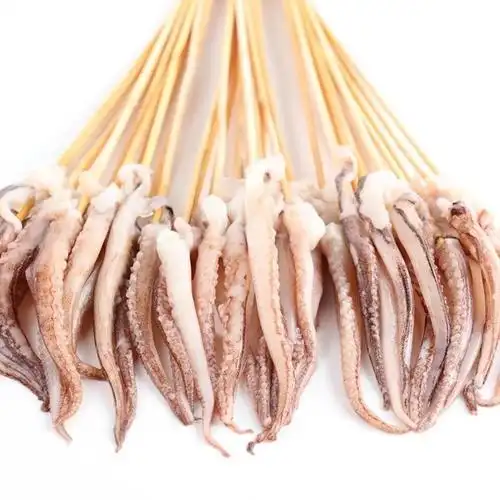 鱿鱼须小串铁板小串冷冻商用油炸烧烤食材6克冷冻鱿鱼