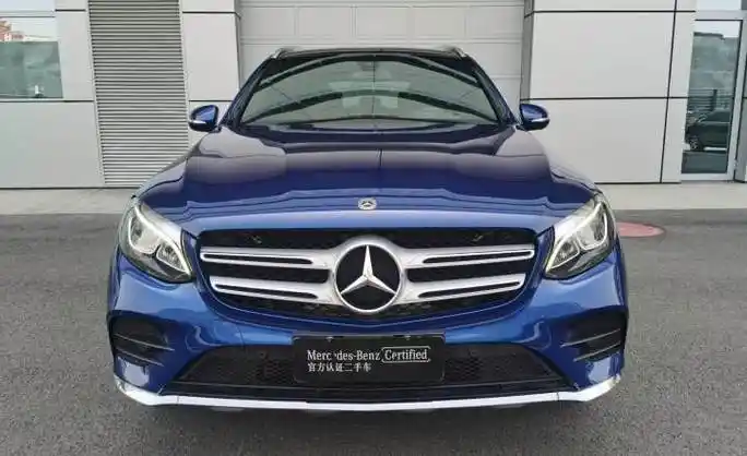 天津二手奔驰glc 2017 款 glc 260 4matic 动感型 蓝色 - 小猪二手车