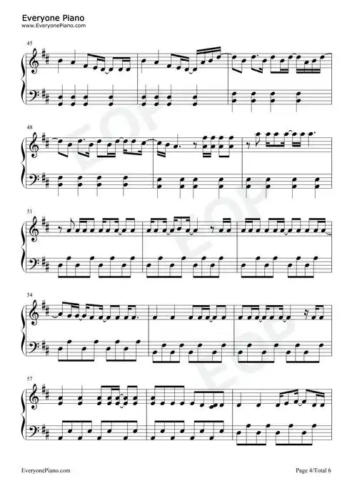 shots-imagine dragons五线谱预览4