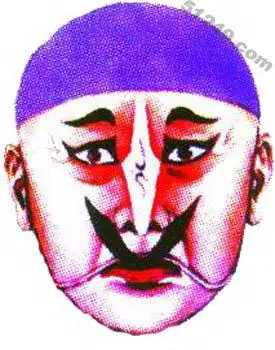 蒋平脸谱 - 蒋平京剧脸谱图片 - 蒋平脸谱照片