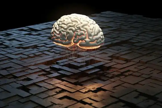 科技大脑芯片数据人工智能概念人类大脑