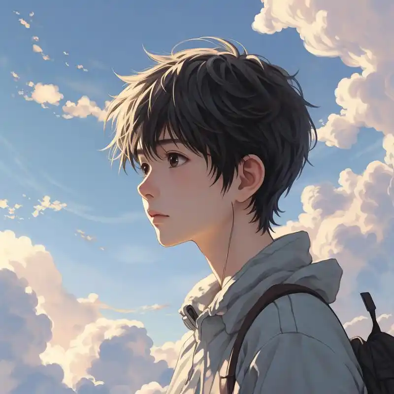 这组蓝色天空背景头像真的太美啦!