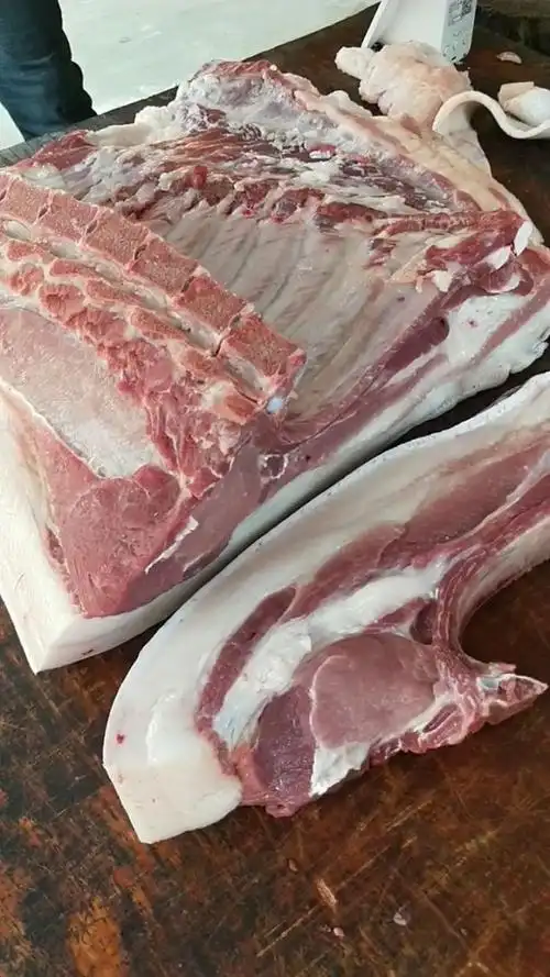 骨肉相连红烧特别好吃#腰条肉#土黑猪肉