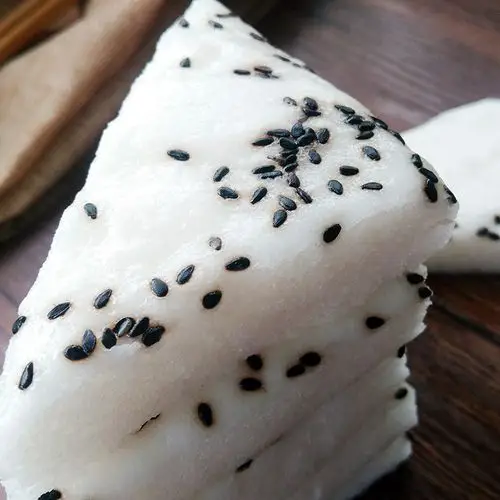 宁波酒酿米馒头黑芝麻白糖米发糕洋糕600g水塔糕传统糕点限区包邮