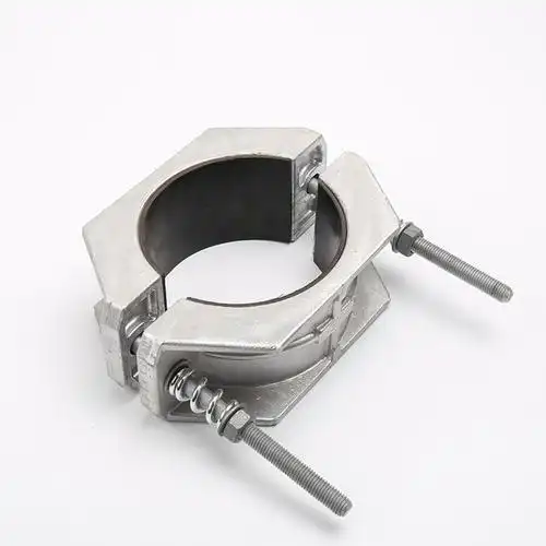 万泰高压电缆固定夹卡玛抱箍卡箍电力金具jgh型高压电缆抱箍