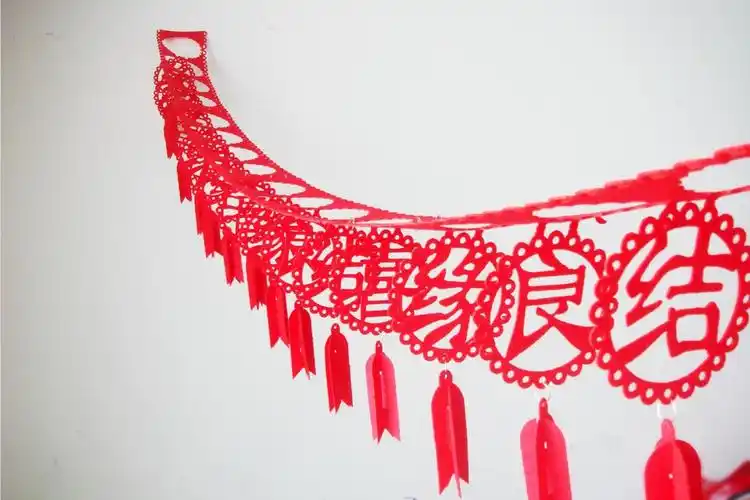 结婚拉花怎么挂简单又漂亮