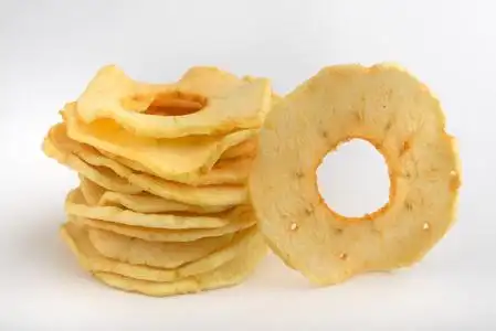 干苹果脆片照片