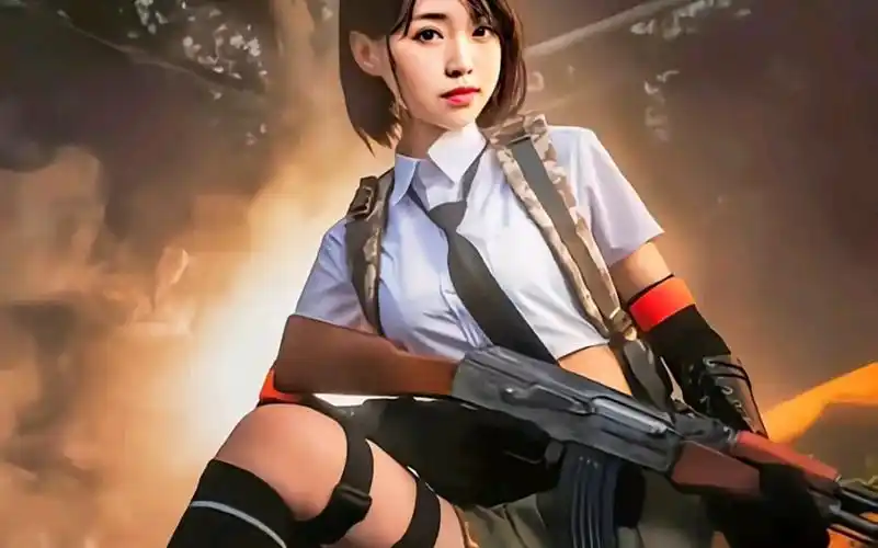 小姐姐 cos 穿越火线