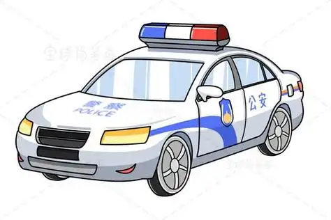 车子涂色简笔画警车儿童画怎么画警车简笔画图片大全警车简笔画怎么画