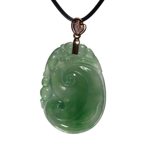 钰达旗舰店的优惠券大全—钰达翡翠如意挂件 事事如意吊坠 玉如意挂坠