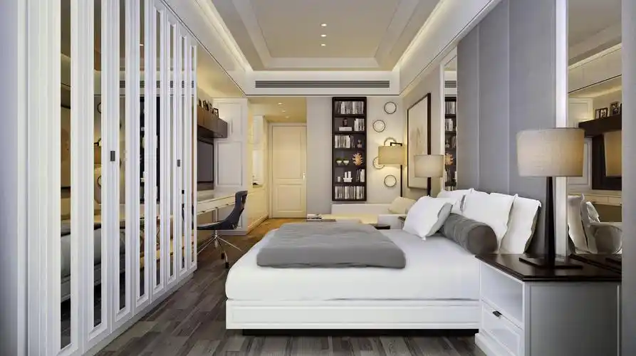 小户型样板间装修卧室效果图1/5