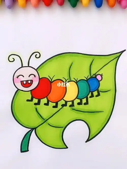 松毛虫简笔画松毛虫简笔画彩色