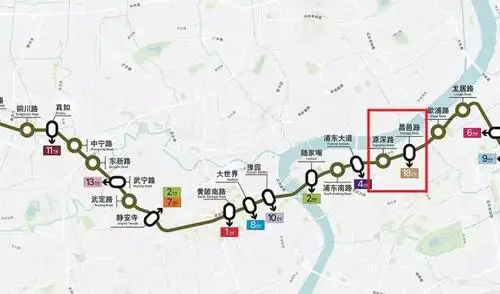 上海轨道交通14号线的源深路-昌邑路下行隧道贯通:浦东的沿江段