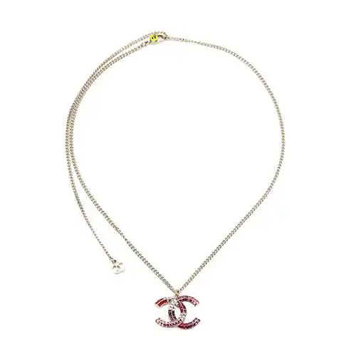 chanel/香奈儿 2015年春夏限量款 双c彩钻项链 a86913y02003z4307