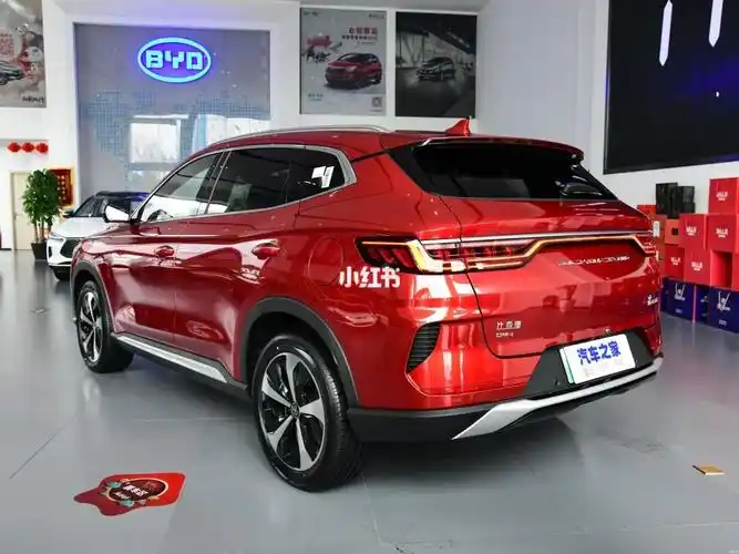 比亚迪宋plus110km旗舰版赤帝红苏州现车