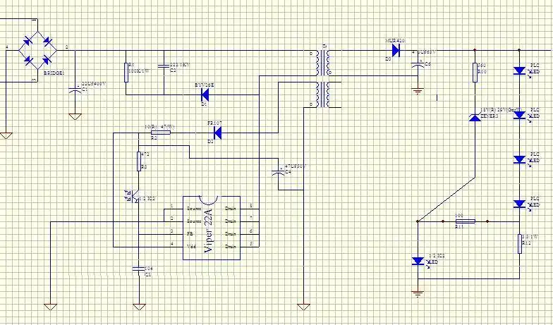 谁有led灯的驱动电路图呀!来一份,最好是做过成品的.谢谢.