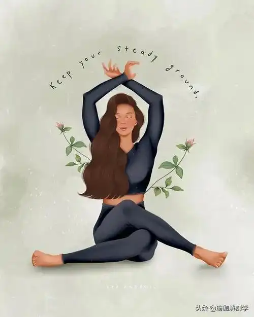 ins上最新的50张瑜伽漫画图片,每一张都超好看!(收藏级)