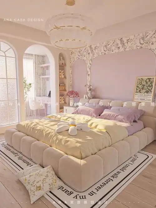 温柔浪漫的法式轻奢女儿房少女心十足