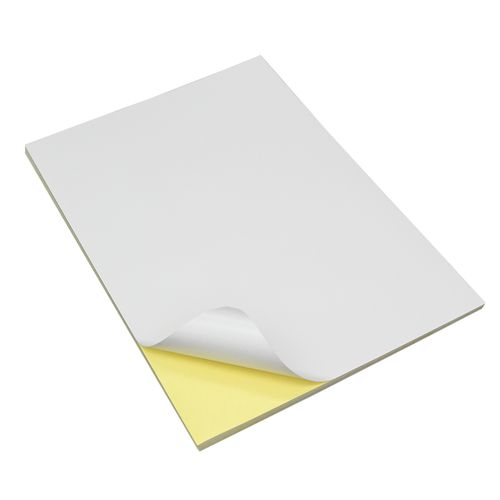 不干胶a4打印纸哑面光面标签空白书写背胶激光不干胶标签