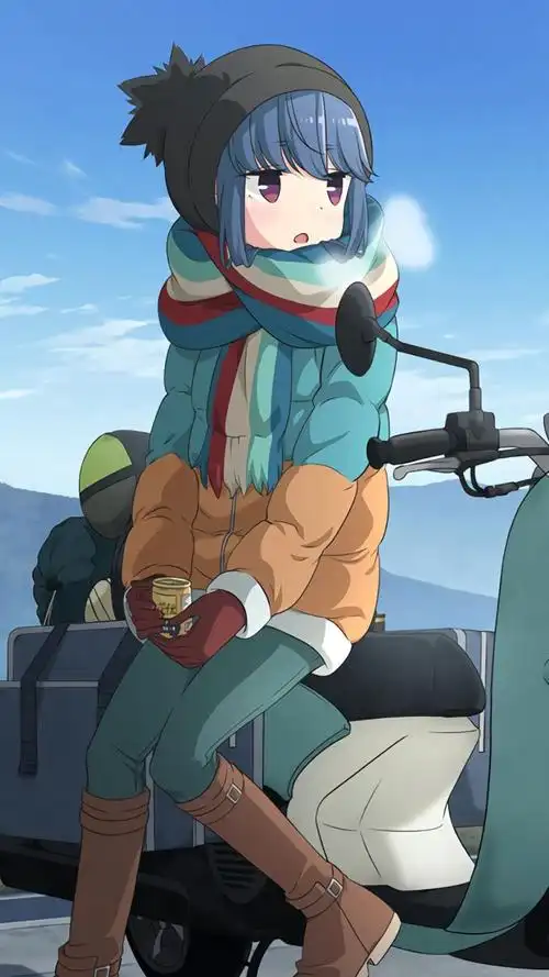 摇曳露营动漫手机壁纸图片