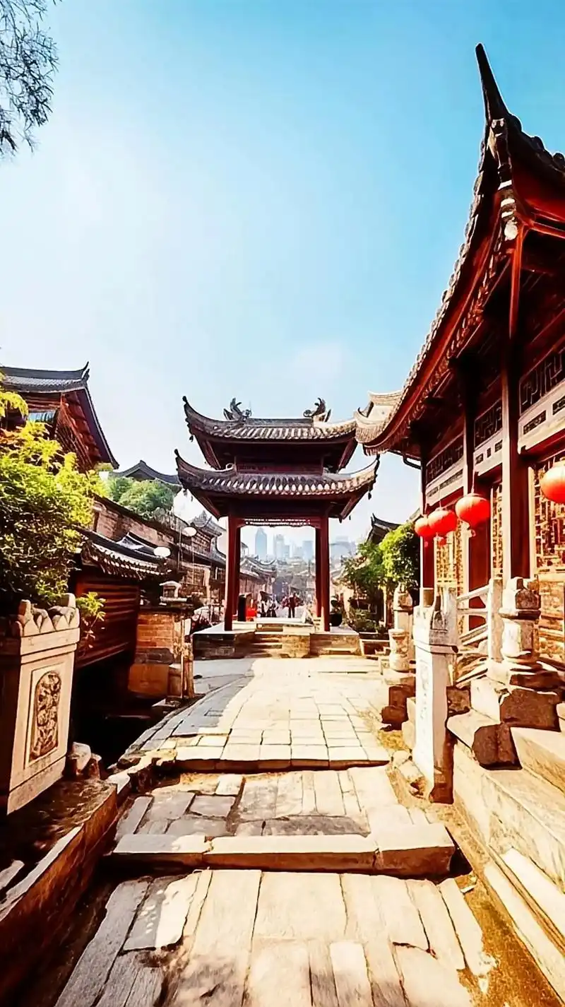 美丽的三河古镇.据传,宋朝时期,皖肥西县三河古镇曾是当地的商 - 抖音