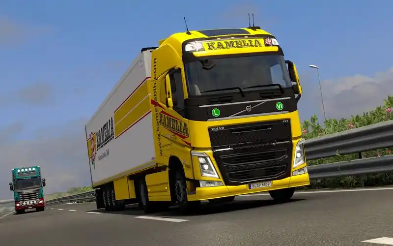 欧洲卡车模拟2 #14:kamelia公司沃尔沃fh500运送干酪 | euro truck