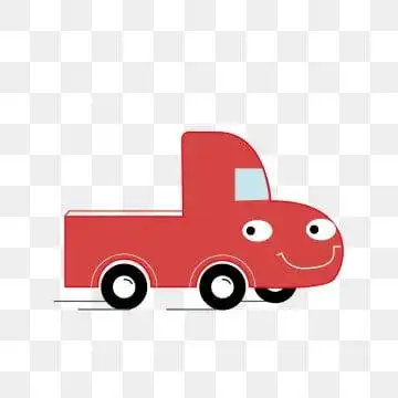 卡通巨轮卡车, 卡通, 蓝色, 巨轮卡车 png和psd图片素材