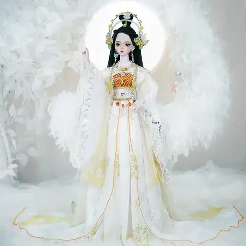 德必胜娃娃2022年月仙嫦娥60cm古风神话女娃3分bjd仿真娃娃古装