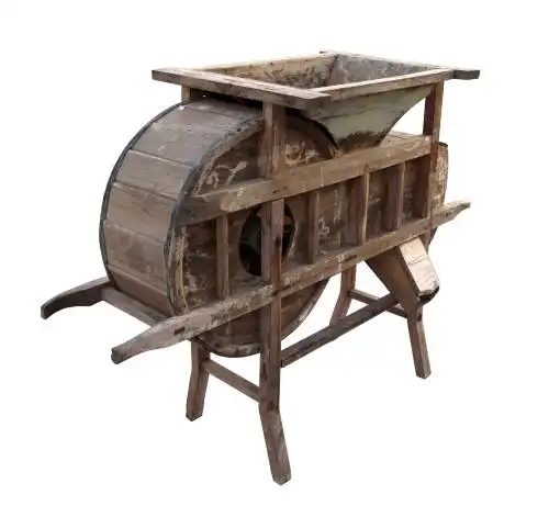 中国古老的农业生产工具风谷机