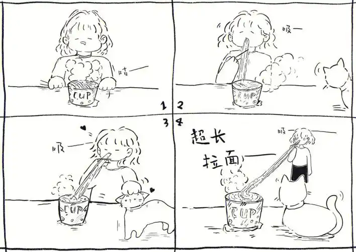 7315:procreate#简笔画  #四格漫画  #条漫  #插画  #原创  #手绘