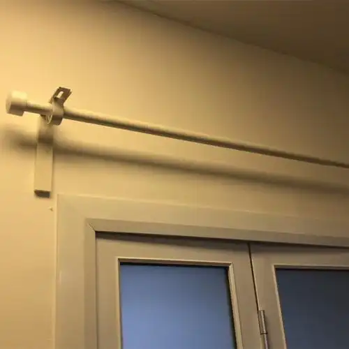 宜家窗帘伸缩瑞卡杆可加长托架另购国内代购帘杆